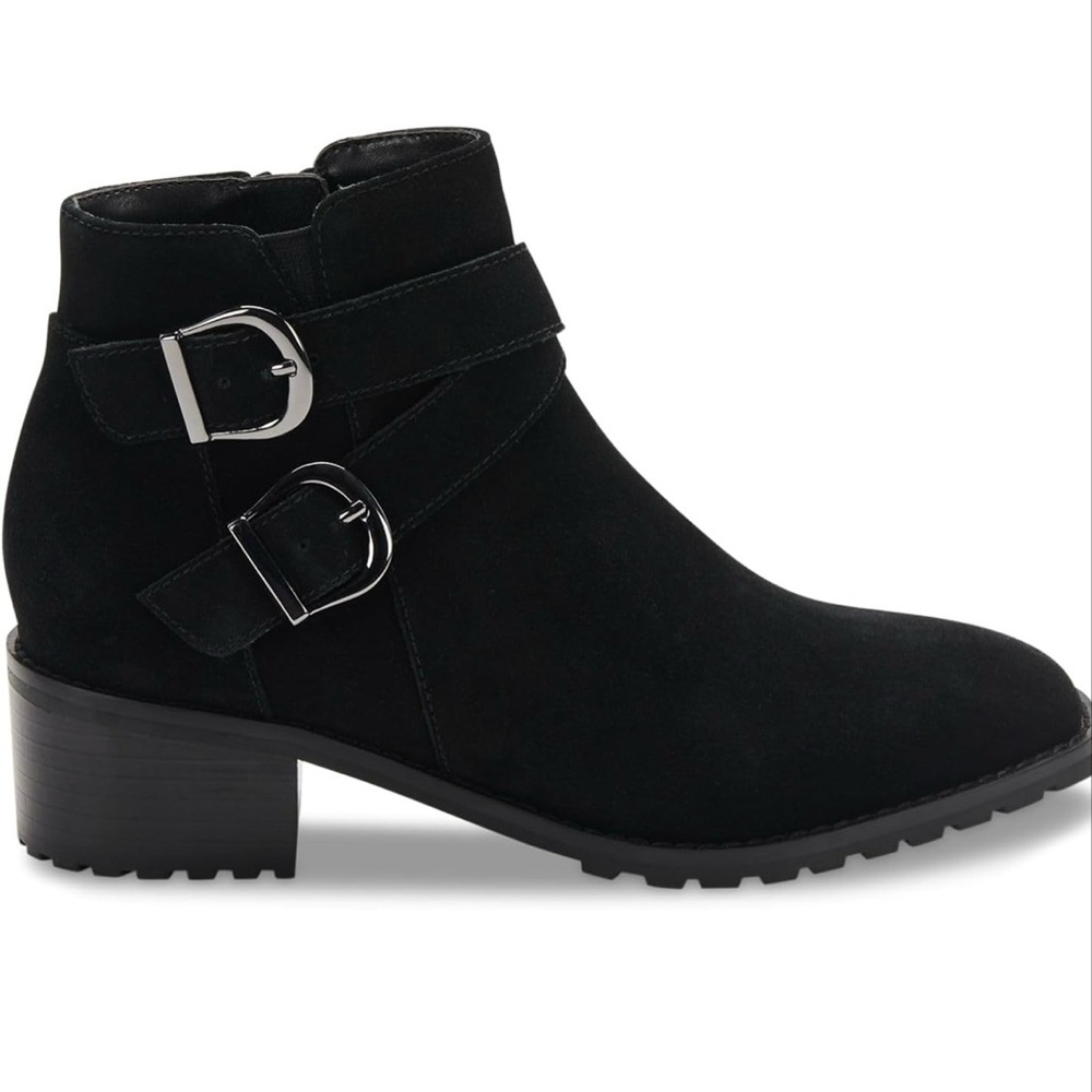 Aqua College Women’s Sela Suede Black Waterproof Booties Size 9.5